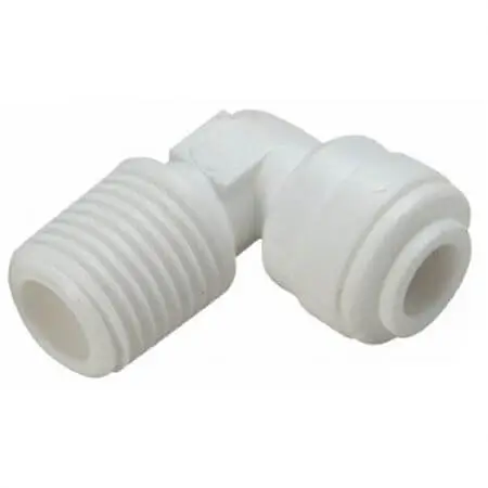 Hurtigkobling vinkel til osmoseanlæg 1/4 4/6 mm